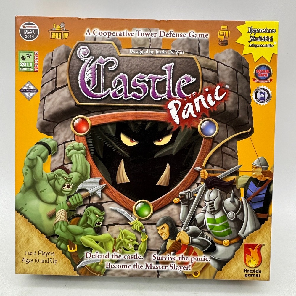 Castle Panic Core Game NEVER PLAYED Fireside Games 2010 Base Cooperative